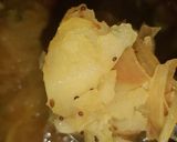 A picture of step 4 of Poori curry.