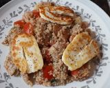 Foto del paso 6 de la receta: Fattoush de halloumi y quinoa