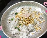 A picture of step 10 of Onion Rava Dosa with nariyal chutney, sambar.