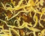 A picture of step 19 of Japchae (Sweet potato starch noodles).