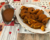 Foto del paso 7 de la receta: Alitas de pollo en salsa jardinera pasada por colador chino