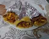 A picture of step 5 of Paneer potatoes Frankie.