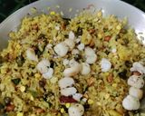 A picture of step 7 of Red Poha, Sprouts, Makhana Masala.