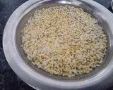 A picture of step 1 of Mung Dal chilla.