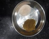 A picture of step 4 of Sabudana vada.