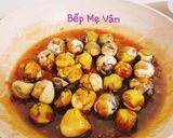 Hình bước làm 5 của món Trứng cút lộn xào me