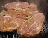 A picture of step 4 of Grilled Pork Shoulder Steaks.