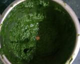 A picture of step 2 of Palak paratha/ spinach paratha.