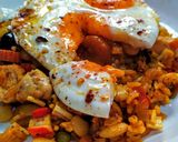 Foto del paso 3 de la receta: PAELLA🥘De Ayer, con Zaragoza Blanca y Zurimi...!🦀