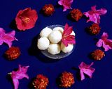 A picture of step 9 of Coconut Ladoo.