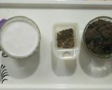 A picture of step 2 of Black rice pudding/ Chak Hao pudding.