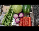 A picture of step 1 of Multi Vegetable Manchurian.