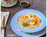 Foto langkah ke 6 dari resep Bubur Udang Akar Teratai (Lotus Root Shrimp Porridge).