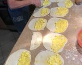 A picture of step 5 of Yiayia’s Greek cheese pies.