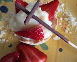 Une image de l'étape 3 de Tartelette et crème pâtissière avec des fraises.