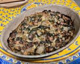 Une image de l'étape 16 de Gratin de blettes et courgette au porc et parmesan.