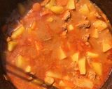 Babpörkölt bográcsban recept fázis 3 fotója