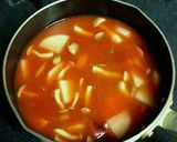 A picture of step 5 of Tomato and Miso Autumn Vegetable Kenchin Soup.