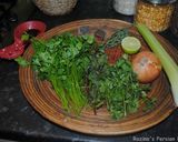 A picture of step 18 of Persian artichoke and celery stew.