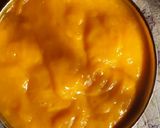 A picture of step 3 of Alphonso mango sooji dry fruits cake.