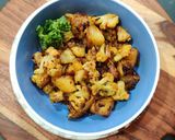 A picture of step 6 of Stir fry gobhi aloo.