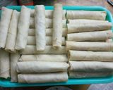 A picture of step 12 of Chicken Roll.