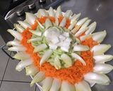 Une image de l'étape 10 de Salade tricolore aux œufs.