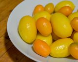 Foto del paso 1 de la receta Kumquat limón y kumquat naranja deshidratados
