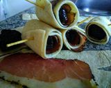 Foto del paso 2 de la receta: Rollos de Nieve con bacon y ciruelas pasas!!