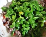 Foto langkah ke 2 dari resep Tumis Pare Daging #my diabetic meal.