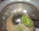 A picture of step 2 of Dal palak.