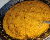A picture of step 2 of Kachri chutney.
