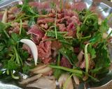 Hình bước làm 6 của món Bò xào cần tây