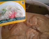Foto langkah ke 3 dari resep Opor Ayam Putih Bumbu Instan.