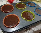 รูปขั้นตอนการทำที่ 5 ของ Nutella brownie cupcake ❤ ข้างในเป็นครีมเยิ้มๆ
