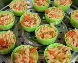 Foto langkah ke 4 dari resep Telur Kukus Makaroni.