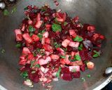 A picture of step 2 of Beetroot chana dal sabzi.