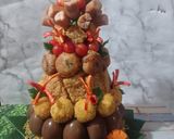 Foto langkah ke 8 dari resep Lauk Tower Ultah.