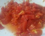 A picture of step 6 of Danny's tomato and pepper chicken.