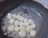 A picture of step 3 of Chhena Murki.