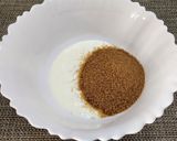 A picture of step 4 of Eggless Chikoo Cake.