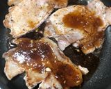 A picture of step 6 of トントキ / Pork Loin steak.