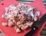 Foto langkah ke 2 dari resep Cumi pete cabe ijo.
