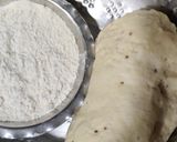 A picture of step 1 of Dahi Khasta.