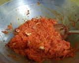 A picture of step 3 of Carrot Halwa.