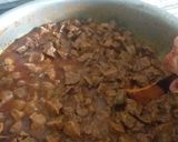 A picture of step 6 of Masala Kaleji.