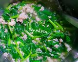 Hình bước làm 3 của món Canh cải ngọt thịt bằm