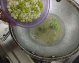 A picture of step 3 of Green Garlic-Tamatoes Sabji.