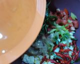Foto langkah ke 3 dari resep Pepes Tahu Telur Asin.