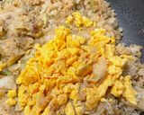 高麗菜小魚蛋炒飯的食譜步驟3照片